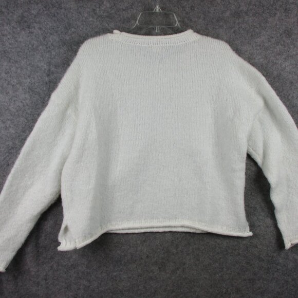 Lot 3 Sweater Women's Large White Gray Ana Universal Thread Chelsea & Theodore - Picture 11 of 16